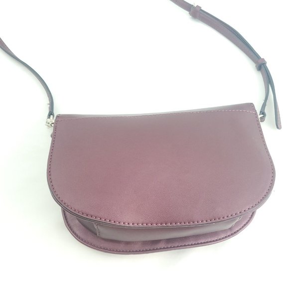 Guess Womens Plum Flap Front Detachable Strap Retro Crossbody Handbag Pu… - Picture 3 of 12